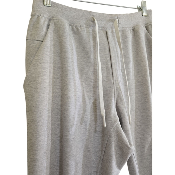 Lululemon City Sweat Jogger French Terry 27" Heathered Ultra Light Grey Medium - Picture 6 of 10